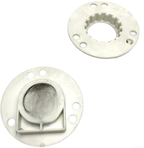 Asiento fijo de plástico para bicicleta estacionaria para interior para equipos de fitness con soporte de rodamiento 6003, 4 piezas, sujetador de eje principal para montaje de pedalier