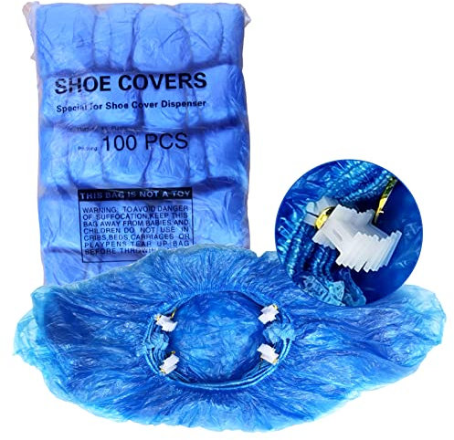 Einweg-Schuhüberzieher für Modell G-BD001T Schuhüberzug-Spender – Einweg-Schuhe Blau (100 Stück)
