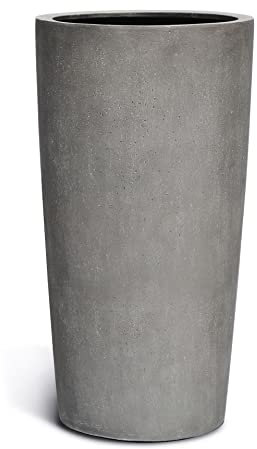 ESCHBACH® Pflanzkübel HIGH Conus 90 Beton Grau Rund XL * 47 x 47 x 90 cm * 10 Jahre Garantie