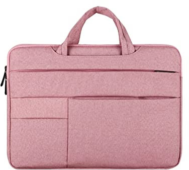 VVHUDA Handbag Laptop Bag laptop bag Case Cover Notebook Accessory Women Men Briefcase (Color : Pink, Size : 13 Inch) small gift