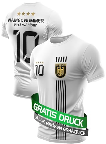 IIIII20Fo7IIIII Fussball Deutschland Trikot Em 2024 Kinder mit eigenem Namen personalisiert - Jungen National Fußball Kind Trikots - Jungs Fanartikel deutsche Nationalmannschaft