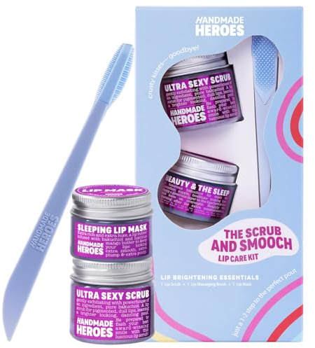 100% natürliches Lippenpeeling, veganes Conditioning Coconut Lip Peeling - Sanftes Peeling, Zucker-Lippenpolitur und Lippenpeeling, Scrubber für rissige und trockene Lippen (Bakuchiol 3-teiliges Set)