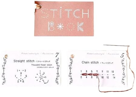 Min-i Nähbuch, Nähbücher Für Stick Stickbuch Di-ySet Mit Kreativen Min-i Sewing Book, Verbessern Sie Ihre Nähfertigkeiten,Tragbares Min-i Reise-Nähset,Lernen Sie Eine Vielzahl Von Nähtechnik