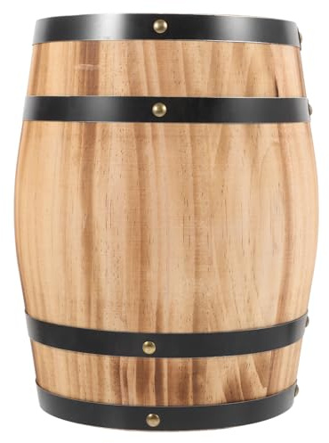 SHOWERORO Holzfass Dekoration Aus Eiche Vintage Weinfass Ornament Für Bar Und Zuhause Handgefertigt Langlebig Und Ästhetisch Für Hochzeiten Und Besondere Anlässe