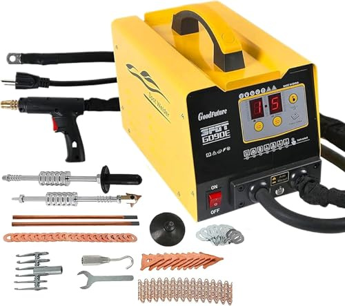 Coche de plástico parachoques kit de reparación de soldadura 3KW, 220V caliente pistola de grapas de plástico soldador de grapas, el panel del vehículo spot puller abolladura spotter 3500A