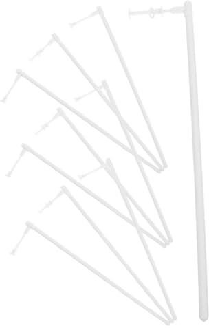 BESPORTBLE 20pcs Diy Pinwheel Rods for Garden Windmills Reusable Plastic Windmill Making Poles Sturdy Replacement Parts for Creative Outdoor Decor