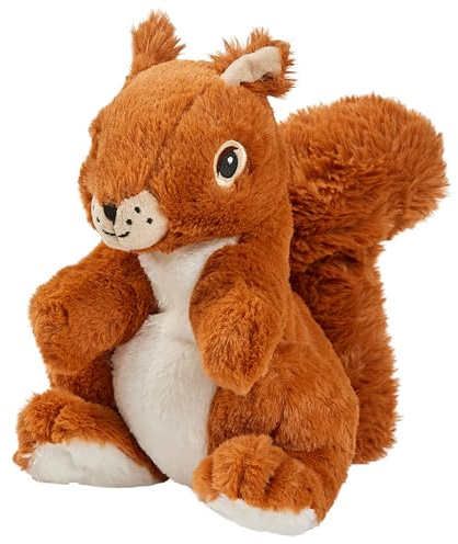 Warmies Eichhörnchen, groß, mikrowellengeeignet, mit französischem Lavendelduft, weiches und kuscheliges Wärmekissen, geeignet für Erwachsene und Kinder