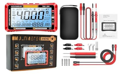Multimètre intelligent 613, testeur de mesure de mise hors tension en temps réel, ampèremètre AC/DC, voltmètre, outils de Test multimètre numérique à 4000 points(613 black pro)