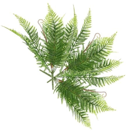 HAWILLOSCH 2Piezas Plantas Artificiales de Helecho Helecho Simuladas para Decoración de Hogar y Oficina sin Necesidad para Comerciales