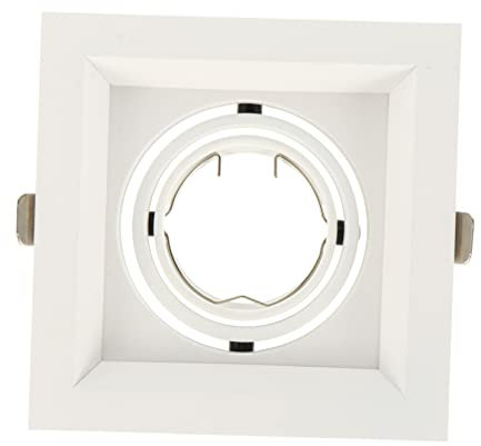 NUOBESTY Vivienda De Foco Para Techo Compatible y Diseño De Carcasa De Montaje Para Luminaria De Techo