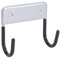 Fafeicy Wall Mount Ironing Board Holder Space Saving Over The Door Hanger for Iron and Accessories (Silver Grey)