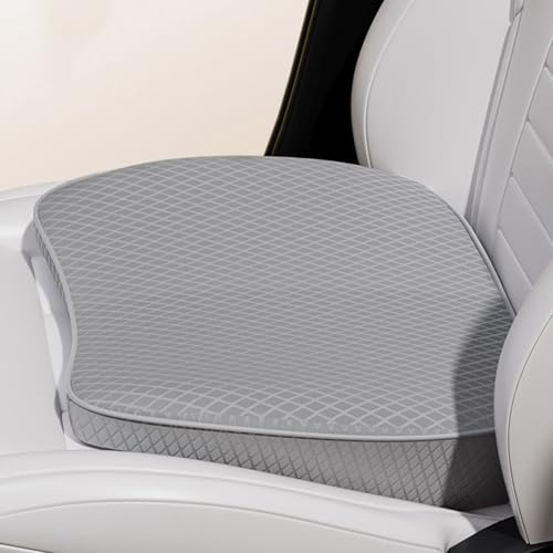 Rngwxoe 2-in-1 Keilkissen Auto oder Lendenkissen - 8 cm Weich Memory Foam Autositzkissen Fahrersitz - Komfort Sitzkissen Auto Autokissen Sitzkeilkissen für Auto und LKW, Grau