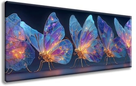 5D Diamond Painting Mariposa Pintura Diamante Animal Diamond Painting Adultos Kit DIY Cristal Pintura de Diamante Kits Punto de Cruz Para Manualidades Adultos, Decoracion Hogar, 80x160cm -zzg25082D