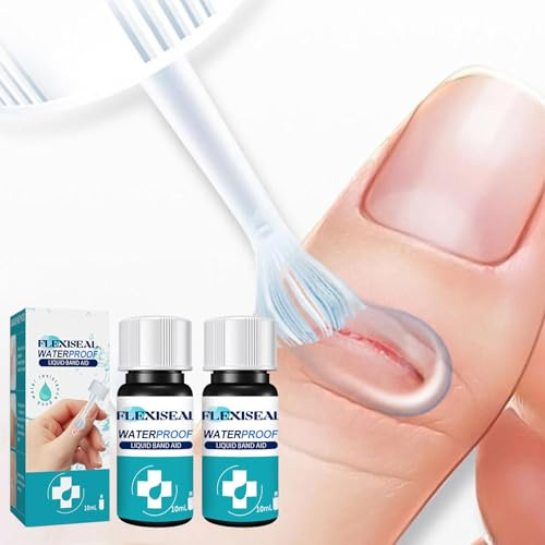 Cerotto Liquido,2pcs Cerotto Liquido per Ferite,Cerottos per Pelle,Colla Liquida per Bendaggi,Colla Gel per Bendaggi,Bendaggio Impermeabili per Tutti Gli Usi