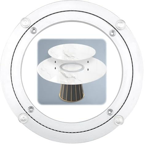 Lazy Susan，Piatto Girevole， Piatto girevole silenzioso, tavolo rotondo for supporto monitor TV, riparazione elettronica(40 inches (100cm))