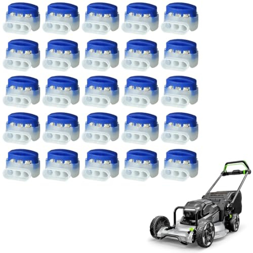 25 connettori per cavi per robot tosaerba - connettore cavo impermeabile e durevole riempito di gel per tosaerba automatico collegamento cavo, installazione e riparazione per giardino esterno