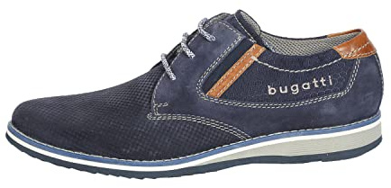 bugatti Ciro Light, Scarpe stringate derby Uomo, Blu Dark Blue 4100, 43 EU