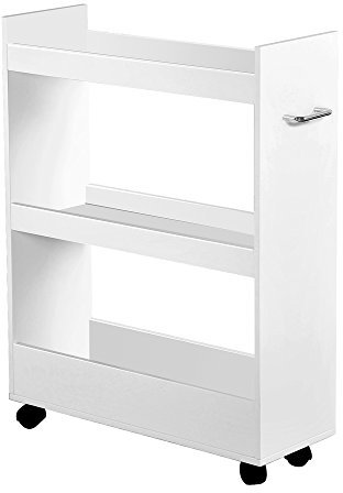 Kesper |Nischenregal, Material: FSC-zertifizierte Spanplatte, melaminbeschichtet, Maße: 60 x 22 cm, Höhe: 78 cm, Farbe: Weiß | 24852 13