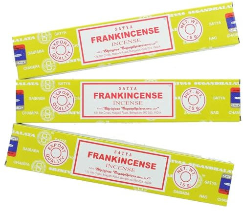 Satya Nag Champa Frankincense Incense Sticks - 3 Packs