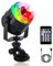 ZStarlite, Bola de luzes rotativa, para festas, discoteca, com cabo USB, controlo remoto, lâmpada ativada por som com 15 cores de iluminação, LED rotativo, luz para festa, aniversário, bar e casamento