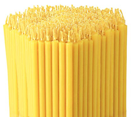 NKlaus - Bougies d'autel Bougies rituelles avec cire ajoutée sans suie - Long 14cm - 973g (ca. 300 pcs.) 36269