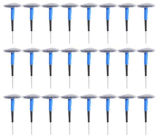 Reifenreur Kleber,Reifenreurset,Autoreifen Reurset,Reifenreurset Auto,Reifenstopfen Patch Gum,Reifenpannen Patch,24 Stück Auto Motorrad Universal Tubel Reifenpunktion Reur