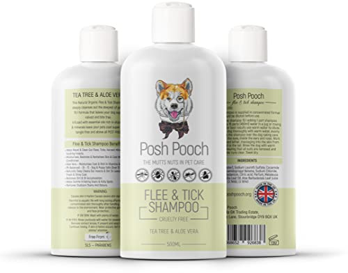 Flea Shampoo For Dogs & Puppies | Anti Itch, Tick & Flea Wash | Relieves & Soothes | Natural Fast Acting Shampoo For Dogs | Cleans &. Repels The Toughest Of Fleas | Anti Itch, Soothing Shampoo
