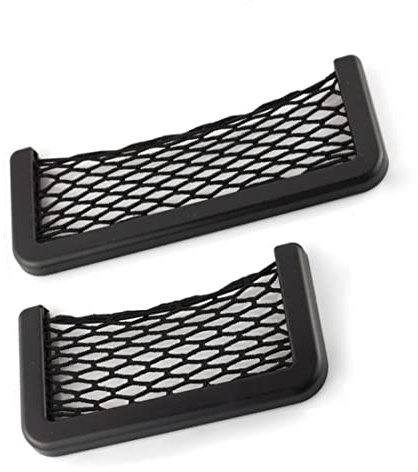 2 Piezas Red de Almacenaje Coche Red para Coche Bolsas de Malla Elástica Red Elástica Maletero Red Elástica Maletero Organizador Red de Almacenamiento de Troncos