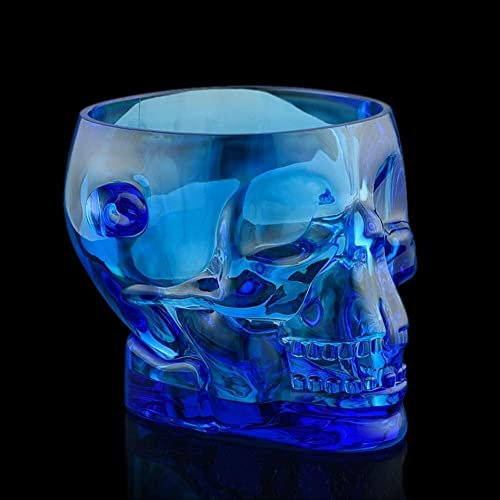 Clear Ice Bucket,Acrylic Special Wine Bucket Cooler,portable Crystal Champagne Bucket Ice Wine Chiller (Blue 13x13x15cm)