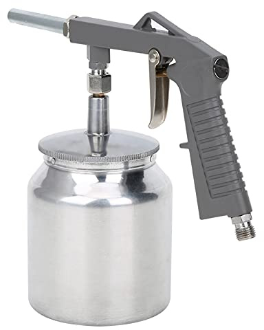 Pneumatische Spritzpistole, 30–120 Psi Luft-Grundierungsspritzpistole mit 750 Ml Saugbecher, Hochdruck-Spritzpistole für Autolackierung, Gummierte Grundierung, Rostschutz, Decklack