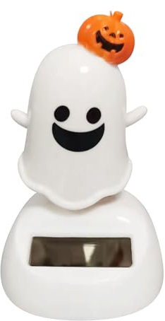 Nexoria Solar Dancing Toy, Halloween Ghost Dancing Figures Solar Dancing Toys Solar Wobble Head Figures Animated Bobblehead Dancer Car Dashboard Decor for Halloween Car Decoration (A)