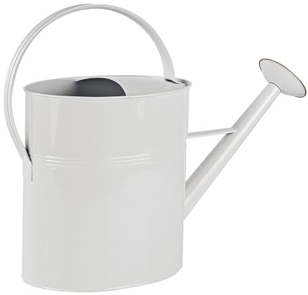 DEMA Metall Gießkanne 10L Victoria Gartenkanne weiß Stahl Pflanzkanne | Gartenkanne, Blumenkanne, Pflanzengießer, Wasserkanne, Metallkanne, Bewässerungskanne, Gießgefäß