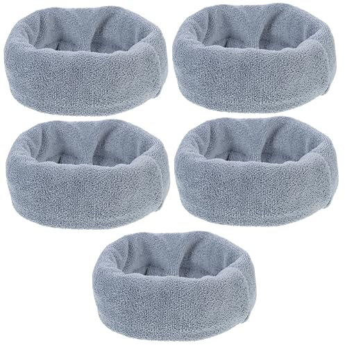 YARNOW 5st Ohrenschützer Für Katzen- Und Hundepflege Ohr Pflegen Tragbarer Ohrenschützer Für Welpen Katze-Hund-Hoodies Kopfbedeckung Für Hunde Hund Ohrenschützer Hundehelm Flanell Grey