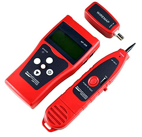 MKHFP Probador de Cable de Red Línea Finder Line Tester Network Teser Tester Three Shecker Buscar lineas Reparaciones del hogar