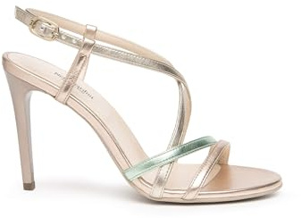 Nero Giardini E218404DE Sandali Donna in Pelle - Cipria 37 EU