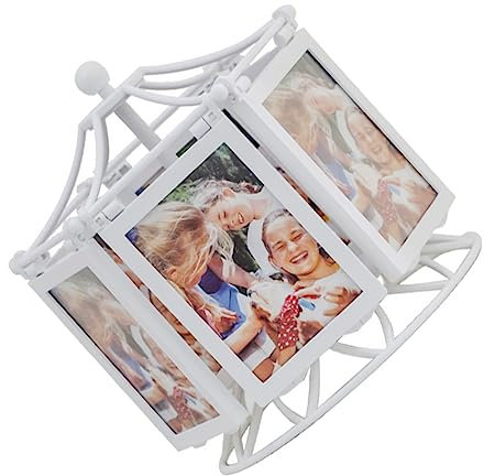 HOLIDYOYO Cornice Decorativa Per Foto Girevole Espositore Per Foto Da Cornice Ornamentale Per Famiglia