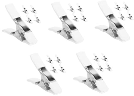 Angoily 25pcs Spring Clamps White Background Cloth Clips Heavy Duty Backdrop Clamps