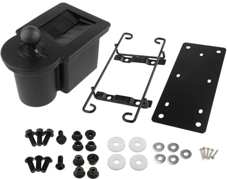 KQFCAZRE Golfballwaschmaschine, Hochwertige Waschmaschine mit Montagehalterung, Reinigungswerkzeug für Golfbälle, Geschenkidee, Linke Seitenhalterung