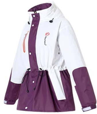 Generisch Poncho impermeabile da bicicletta per uomini e donne, set di abbigliamento antipioggia riflettente con giacca a doppio strato e pantaloni separati per pioggia forte, tuta antipioggia per