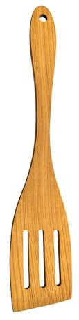 tuuli Kitchen Espátula de cocina de madera de cerezo con grabado láser personalizado