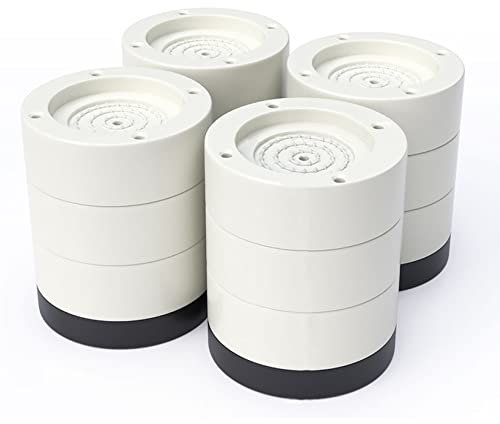 4er-Set Möbelerhöher Betterhöhung Möbelerhöhung ?fügt Höhe zu Betten, Sofas Schränken Multifunktionale Möbel-Hochfüße, für Sofas, Couchtische, TV-Schränke (White,9cm/3.55in)
