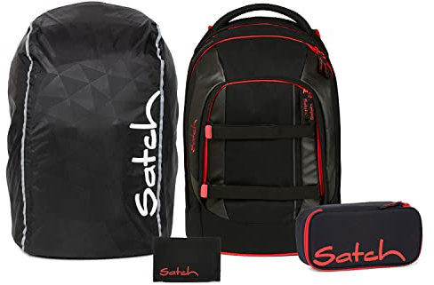 Satch Pack Schulrucksack Set 4tlg. Streetwalk Edition (Fire Phantom)
