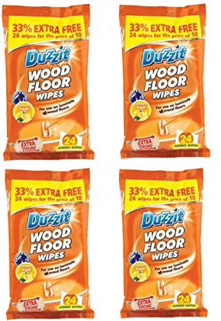 96 Laminate And Wood Floor Wipes Clean & Shine Lemon Fresh