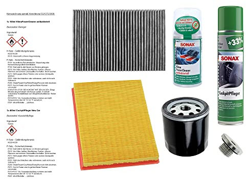ATEC Germany Inspektionspaket Filterset mit 1x Ölfilter, 1x Luftfilter, 1x