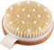 Brosse à sec pour le corps, Brosse exfoliante physique, Brosse masseuse pour le drainage lymphatique, Brosses anti-cellulite, Bois de hêtre naturel, 100% poils de sanglier (B)