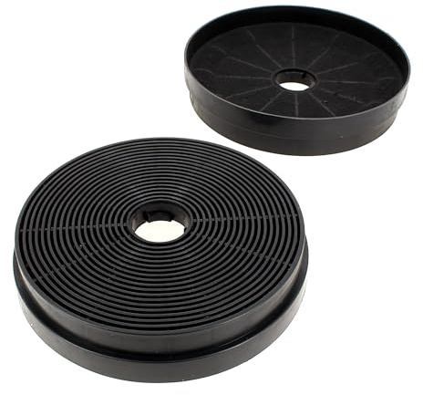 Amazinpure 2x175x35mm Kohlefilter für Dunstabzugshaube kompatibel zu Respekta MIZ0023 MIZ0023N Bomann KF561 AS0015184 Candy CF 110 HJA2230 PKM Fagor AS00151K84 KKT Kolben 122 Sogedis 35 419 3