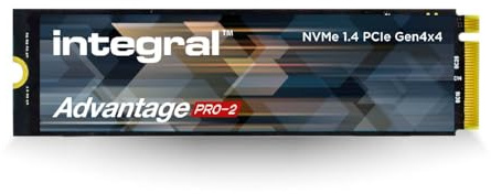 Integral Edge 1TB Gen5 M.2 2280 NVMe SSD mit Kühlkörper - Bis zu 11.000MB/s Lesen & 8500MB/s Schreiben - Gaming, Video- und Fotobearbeitung, Design, 3D-Rendering und mehr - Internes Solid State Drive