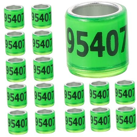 Yardenfun Brieftaubenfuß 50 Stück Taubenidentifikationsbänder Robuste Hühnerbeinbänder Für Vögel