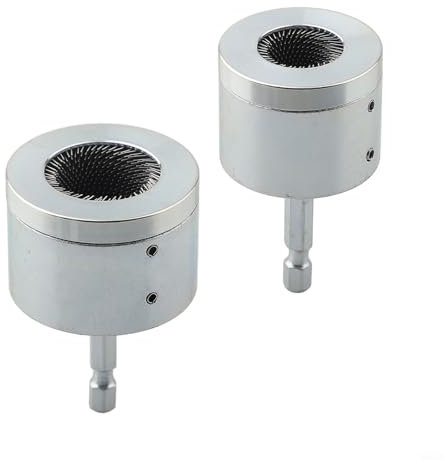 babominimer Pipe Cleaner Set 15Mm 22Mm Metal Copper Cleaning Brush, Pipe Wire Brush For Electric Drill Cleaning Deburring Tool(2PCS)