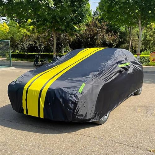 Vollgarage Autoplane Wasserdichte Auto-Außenabdeckung, Sonne, Outdoor, Regenschutz, volle Autoabdeckung, komplette Garage, wasserdichte Autoabdeckung, universell für Limousine, SUV(XXL)